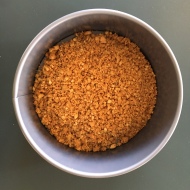 Crushed buttery biscuit mix