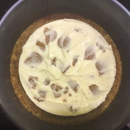 White choc cheesecake