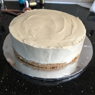 Biscoff and white chocolate cheesecake